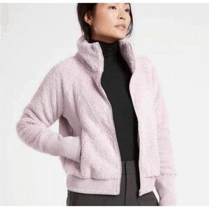 Athleta Tugga Sherpa Full Zip Jacket Small
